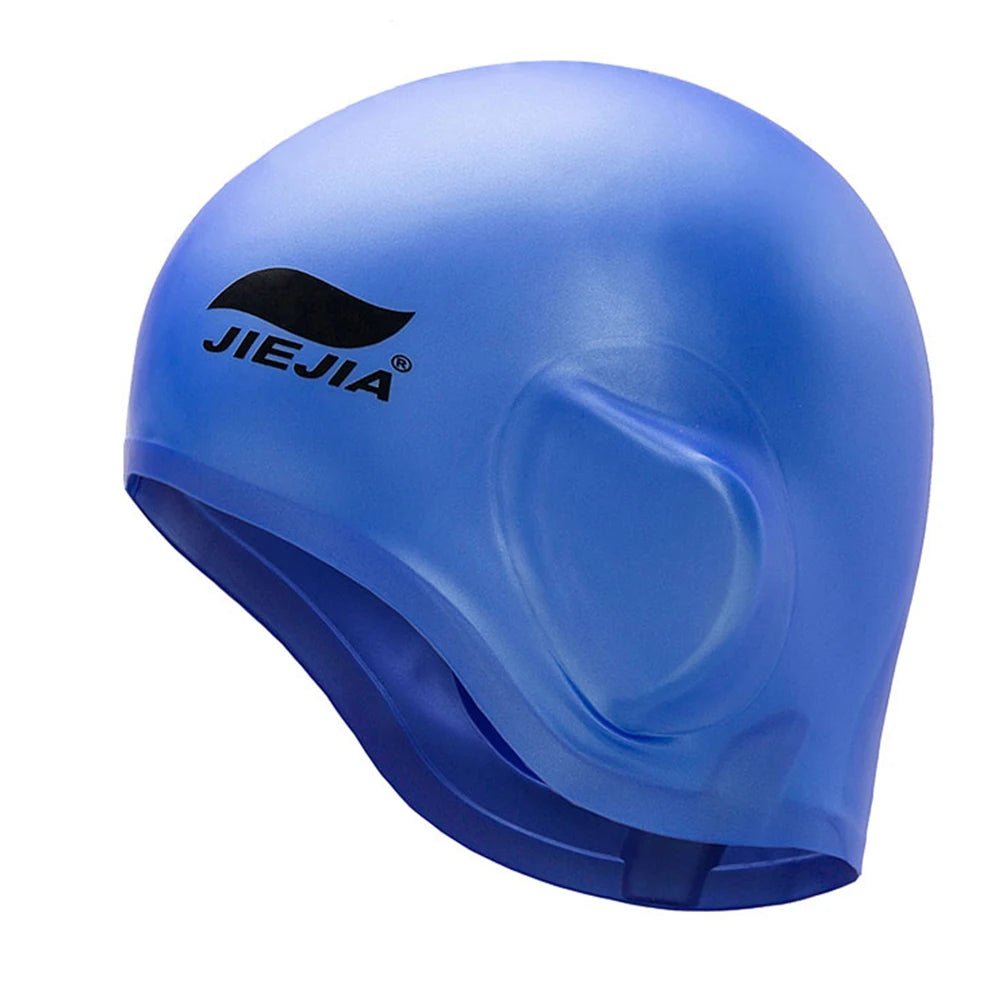 Silicone Swimming Cap with Ear Protection – Waterproof, Comfortable Fit - Onlytenbucks.com