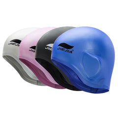 Silicone Swimming Cap with Ear Protection – Waterproof, Comfortable Fit - Onlytenbucks.com