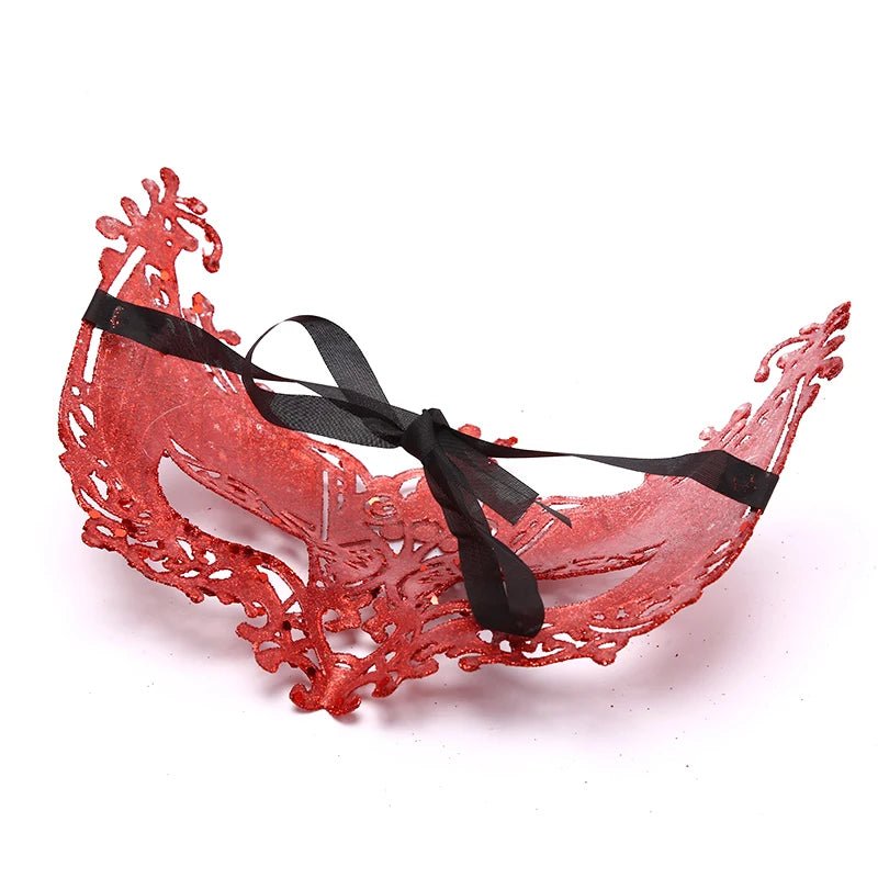 Silver and Black Venetian Masquerade Eye Mask - Onlytenbucks.com