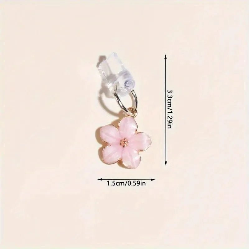 Simple Flowers Phone Dust Plug – Decorative Charging Port Pendant - Onlytenbucks.com