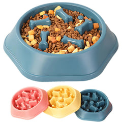 Slow Feeder Dog Bowl – Anti - Choking Puzzle Food Dish - Onlytenbucks.com