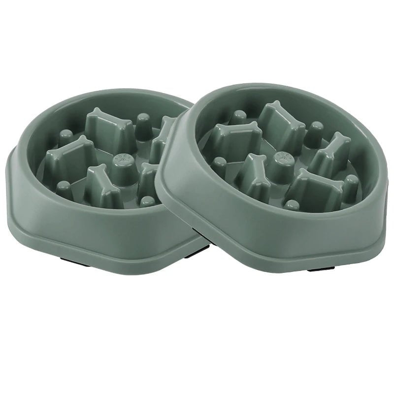 Slow Feeder Dog Bowl – Anti - Choking Puzzle Food Dish - Onlytenbucks.com