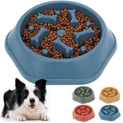 Slow Feeder Dog Bowl – Anti - Choking Puzzle Food Dish - Onlytenbucks.com