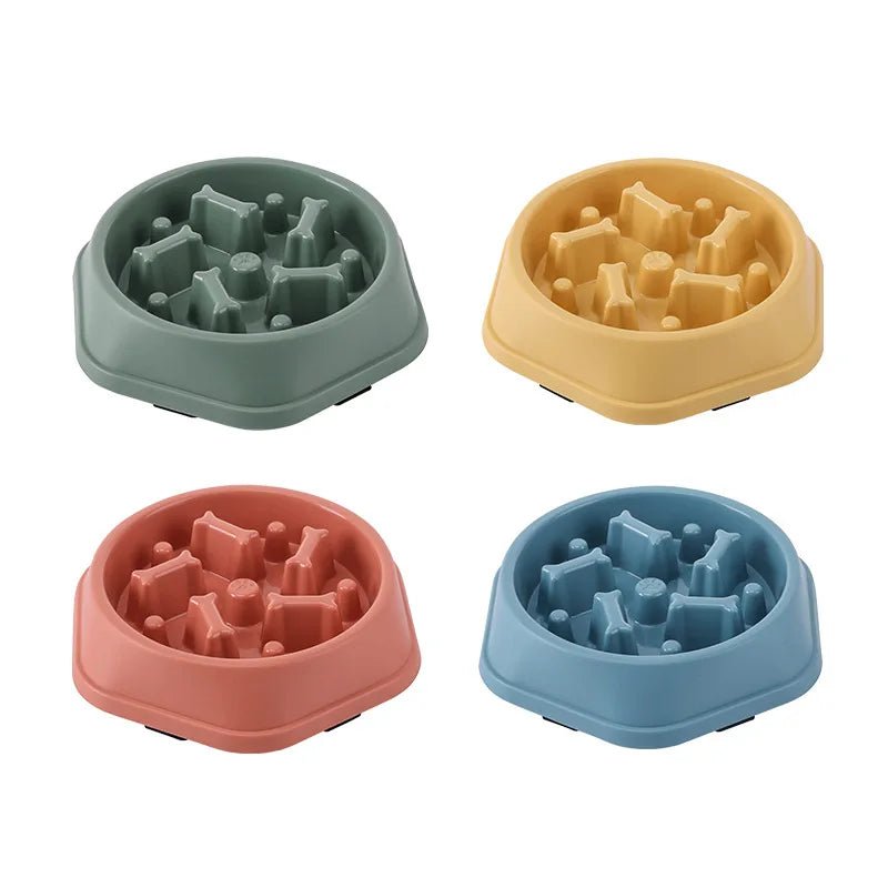 Slow Feeder Dog Bowl – Anti - Choking Puzzle Food Dish - Onlytenbucks.com
