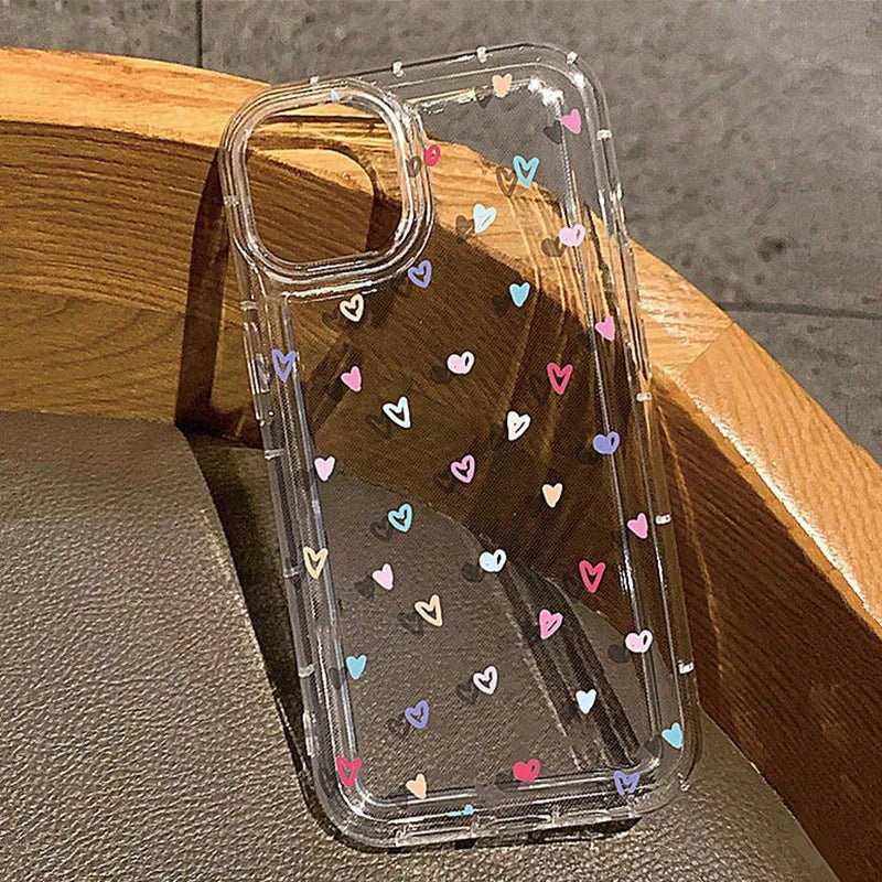 Small Flower Stars Soft TPU Phone Case – Transparent Airbag Protective Cover - Onlytenbucks.com
