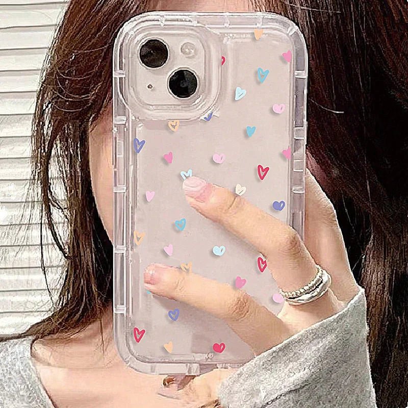 Small Flower Stars Soft TPU Phone Case – Transparent Airbag Protective Cover - Onlytenbucks.com