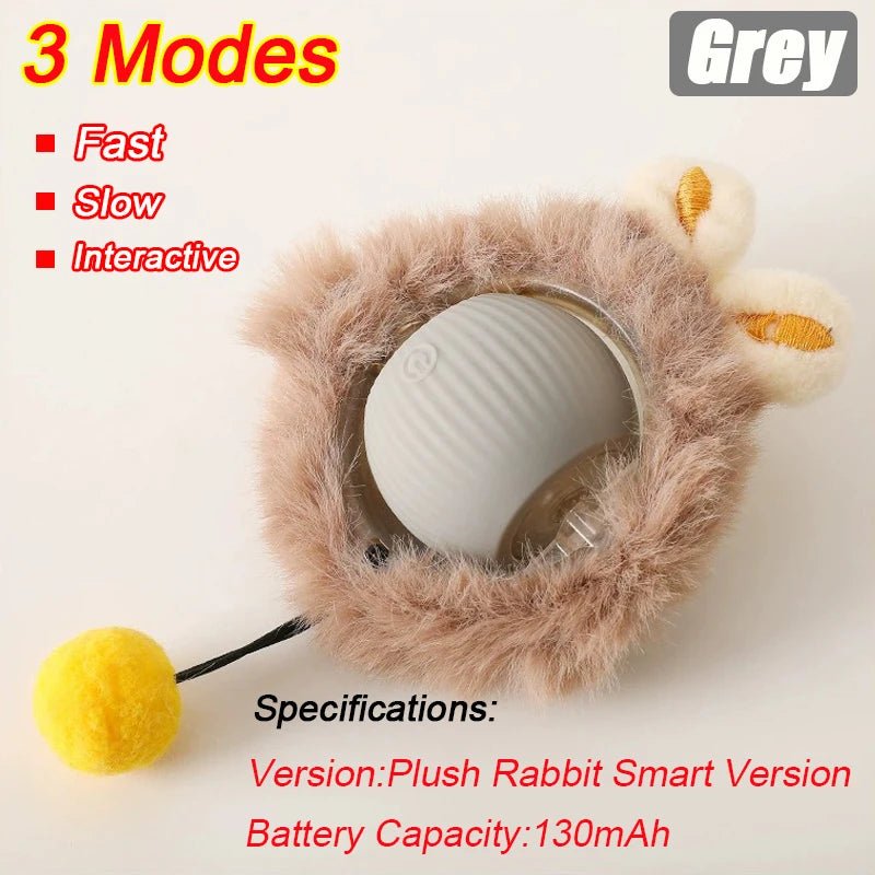 Smart Interactive Cat Ball – Automatic Rolling Rechargeable Toy - Onlytenbucks.com