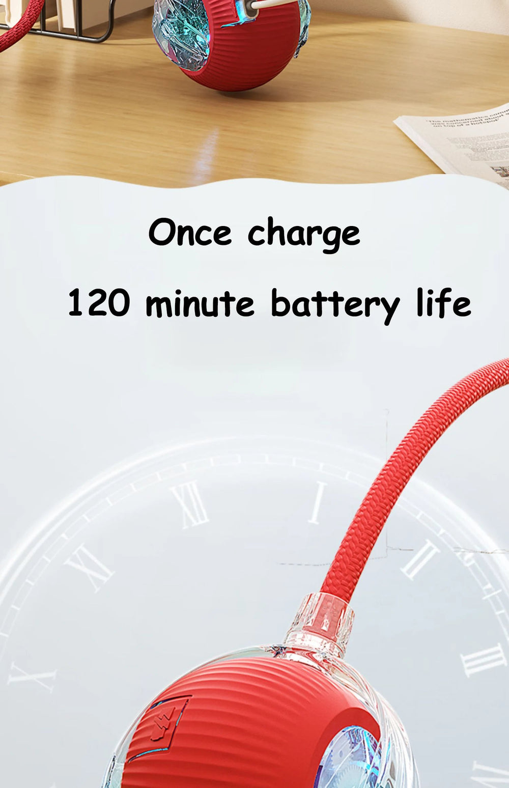 Smart Interactive Cat Ball – Automatic Rolling Rechargeable Toy - Onlytenbucks.com