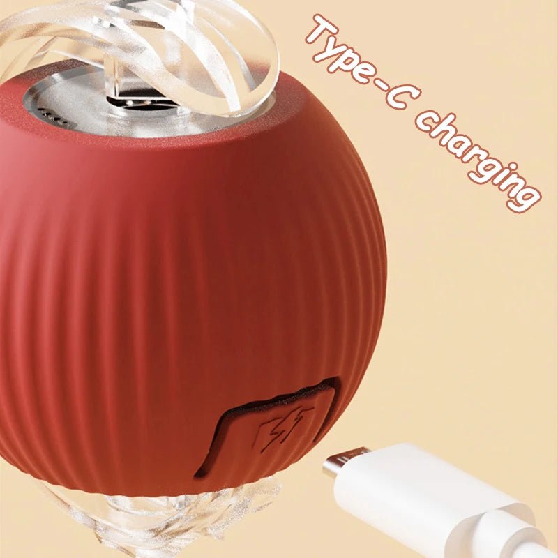 Smart Interactive Cat Ball – Automatic Rolling Rechargeable Toy - Onlytenbucks.com