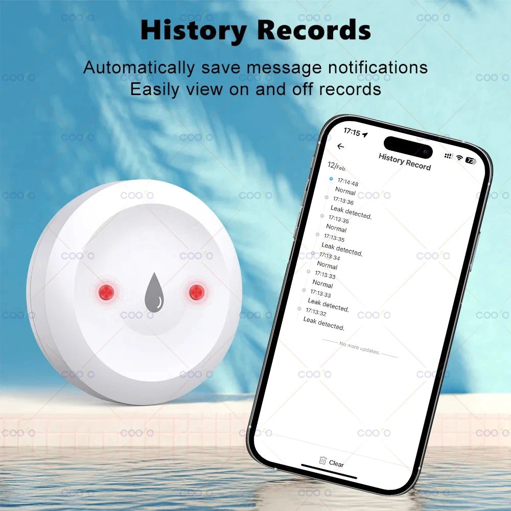 Smart Water Leak Sensor – Flood Detector with Remote Monitoring - Onlytenbucks.com