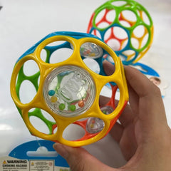 Soft Baby Grasping Rattle Ball – Sensory Development Toy with Bell - Onlytenbucks.com