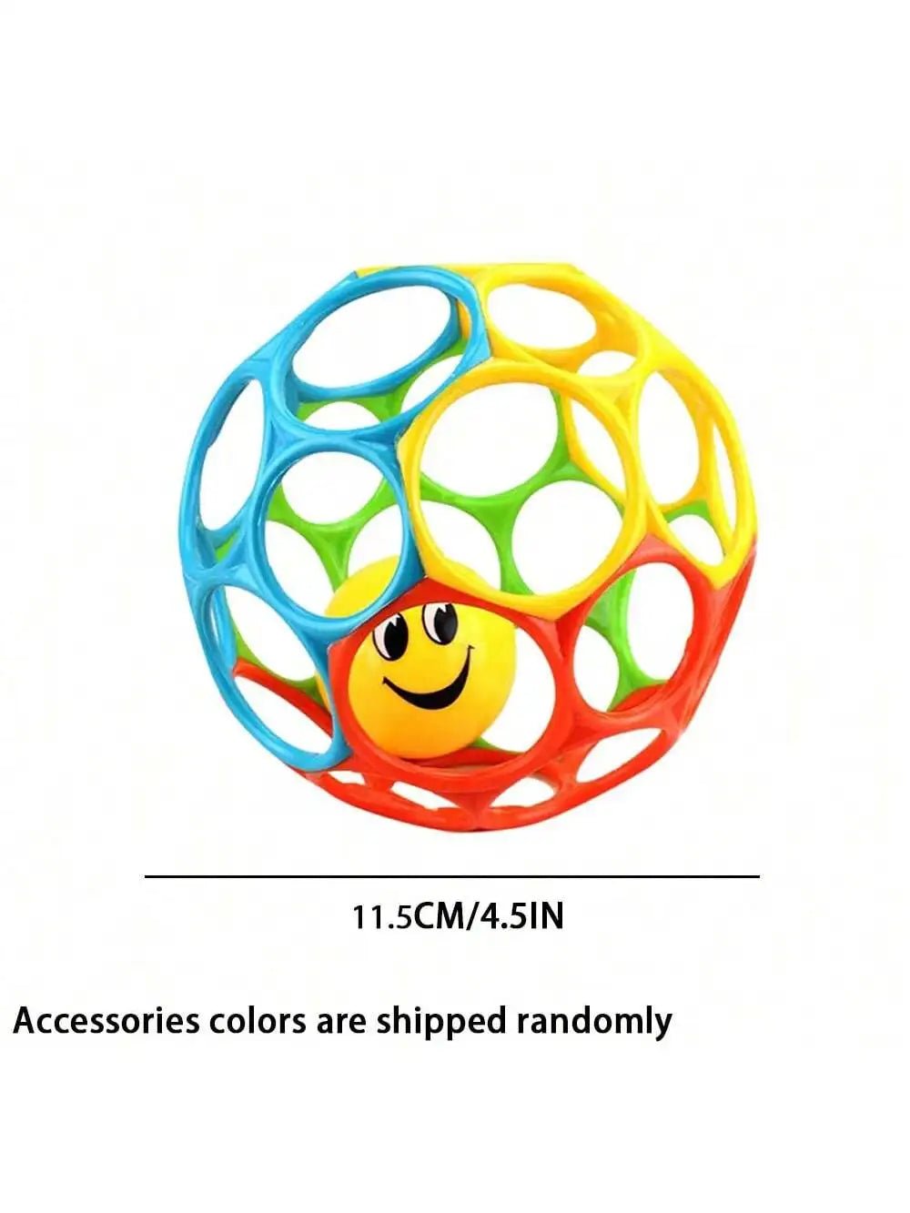 Soft Baby Grasping Rattle Ball – Sensory Development Toy with Bell - Onlytenbucks.com