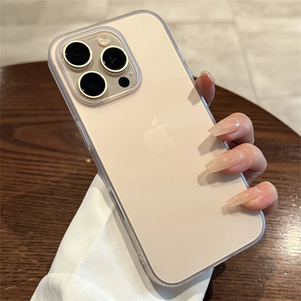 Soft Matte Candy Transparent Phone Case – Shockproof Silicone Bumper Cover - Onlytenbucks.com