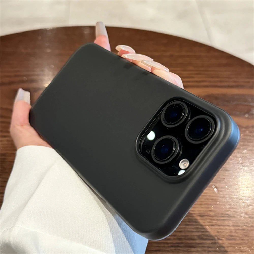 Soft Matte Candy Transparent Phone Case – Shockproof Silicone Bumper Cover - Onlytenbucks.com
