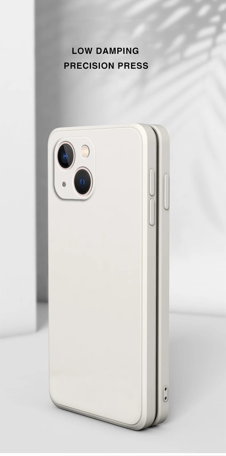 Square Liquid Silicone Phone Case – Full Coverage Shockproof Camera Protective Cover - Onlytenbucks.com