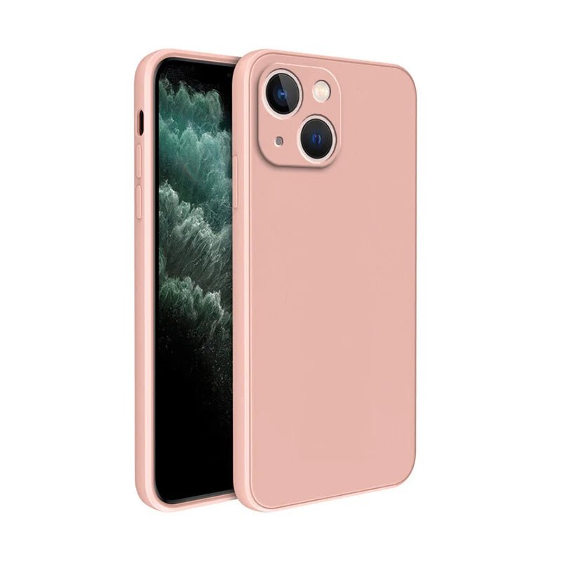 Square Liquid Silicone Phone Case – Full Coverage Shockproof Camera Protective Cover - Onlytenbucks.com