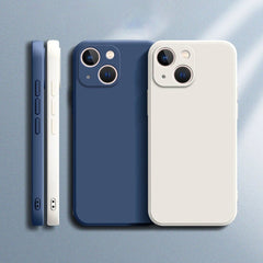 Square Liquid Silicone Phone Case – Full Coverage Shockproof Camera Protective Cover - Onlytenbucks.com