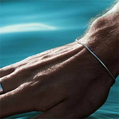 Stainless Steel Square Snake Bone Chain Bracelet - Onlytenbucks.com