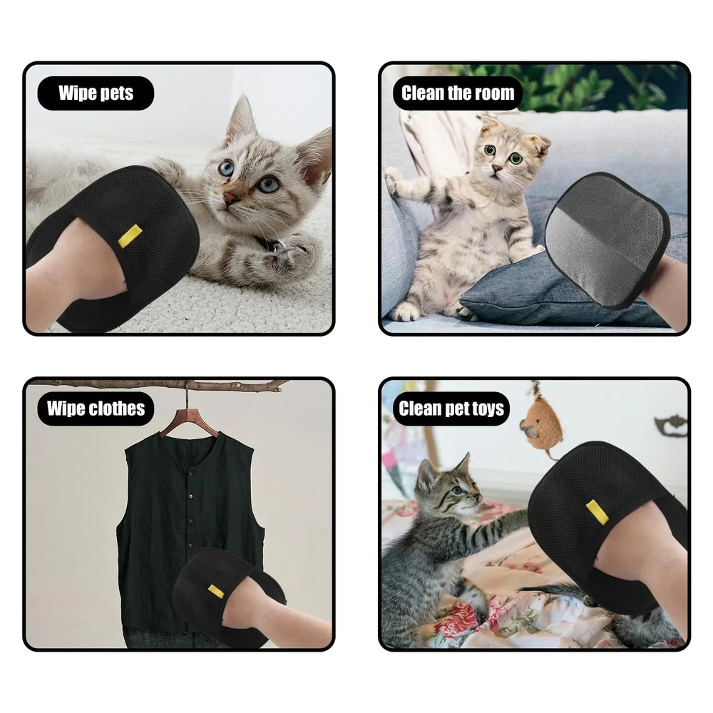 Static Pet Hair Removal Gloves - Onlytenbucks.com