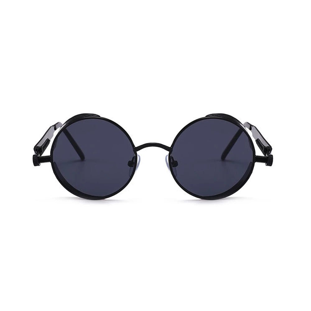 Steampunk Round Unisex Sunglasses – Vintage Gothic Style UV400 Party Goggles - Onlytenbucks.com