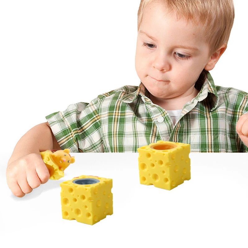 Stress - Relieving Pet Cheese Mouse – Fun Squeeze Toy - Onlytenbucks.com