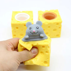Stress - Relieving Pet Cheese Mouse – Fun Squeeze Toy - Onlytenbucks.com