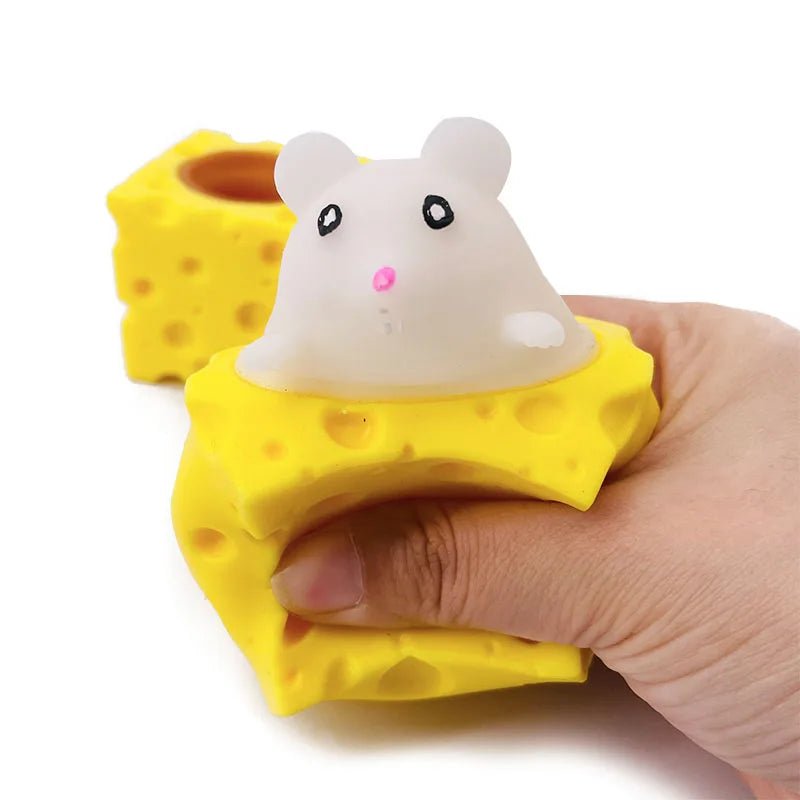 Stress - Relieving Pet Cheese Mouse – Fun Squeeze Toy - Onlytenbucks.com