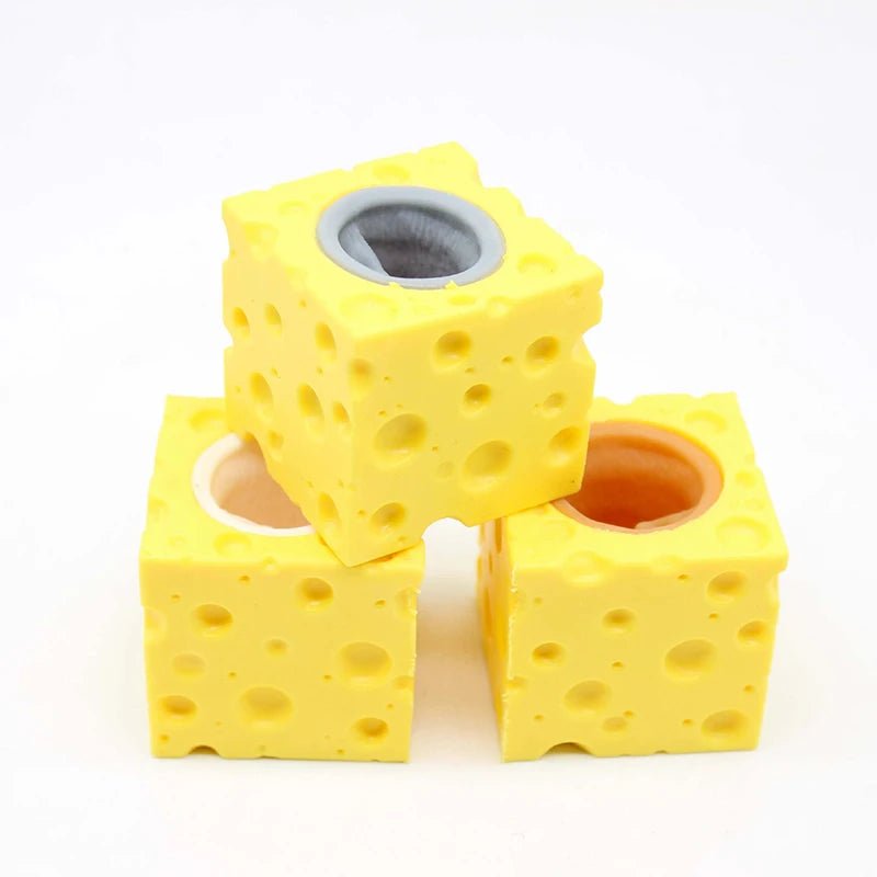 Stress - Relieving Pet Cheese Mouse – Fun Squeeze Toy - Onlytenbucks.com