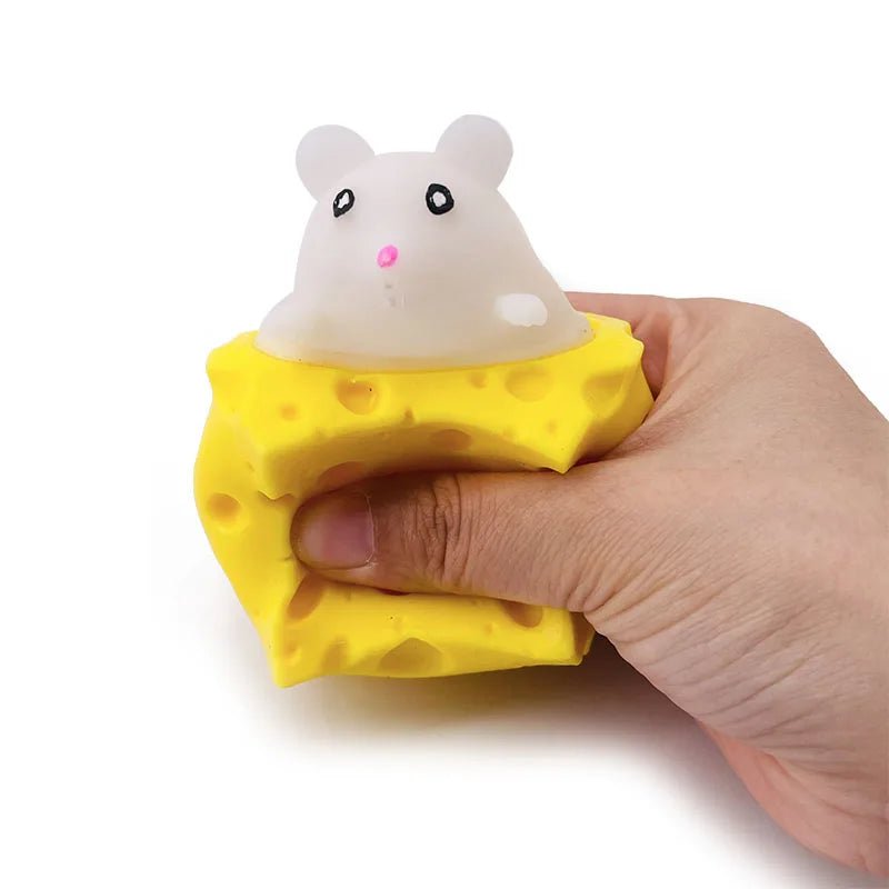 Stress - Relieving Pet Cheese Mouse – Fun Squeeze Toy - Onlytenbucks.com
