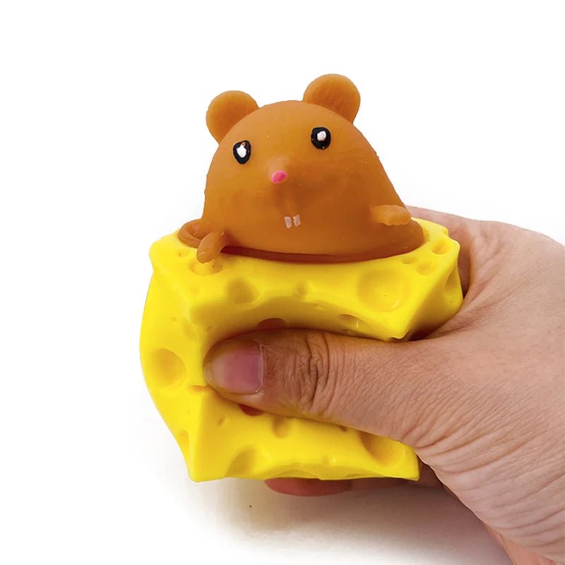 Stress - Relieving Pet Cheese Mouse – Fun Squeeze Toy - Onlytenbucks.com