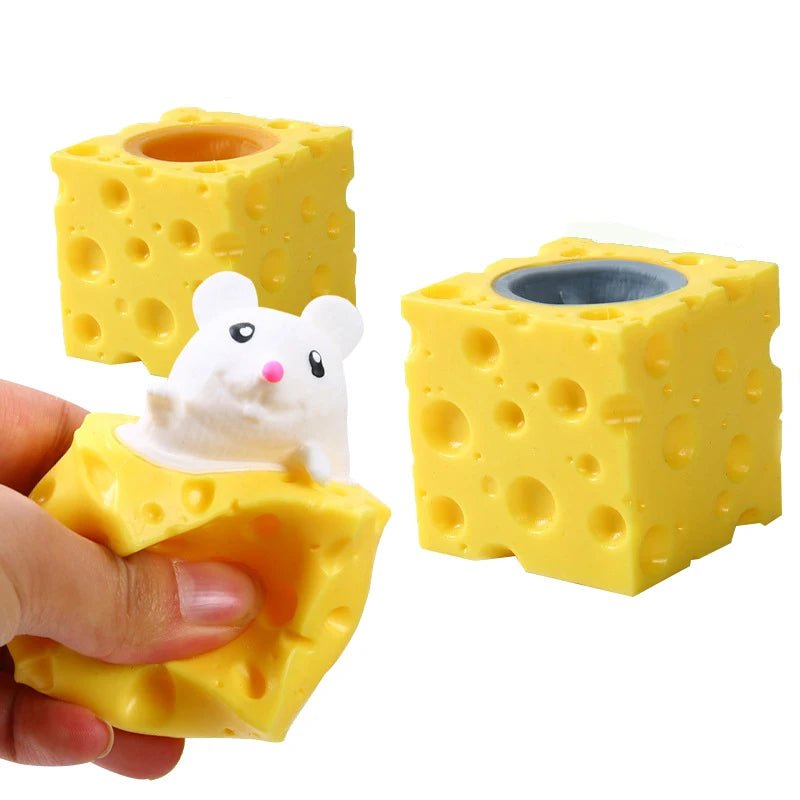 Stress - Relieving Pet Cheese Mouse – Fun Squeeze Toy - Onlytenbucks.com