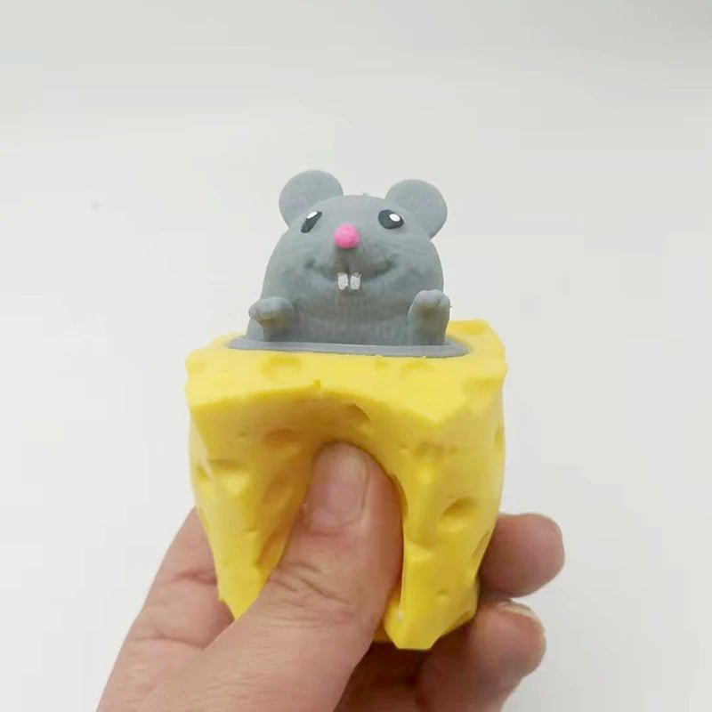 Stress - Relieving Pet Cheese Mouse – Fun Squeeze Toy - Onlytenbucks.com