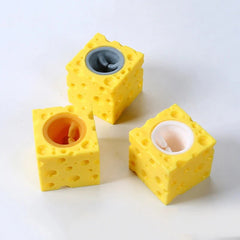 Stress - Relieving Pet Cheese Mouse – Fun Squeeze Toy - Onlytenbucks.com
