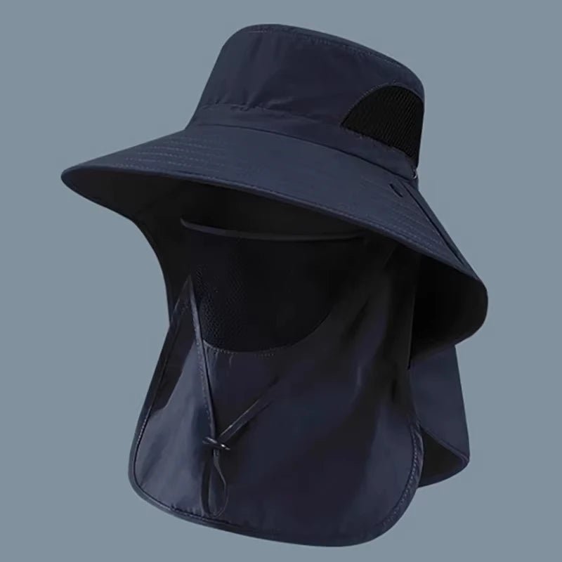 Summer Sun Protection Fishing Hat for Men – Wide Brim Waterproof Bucket Hat - Onlytenbucks.com
