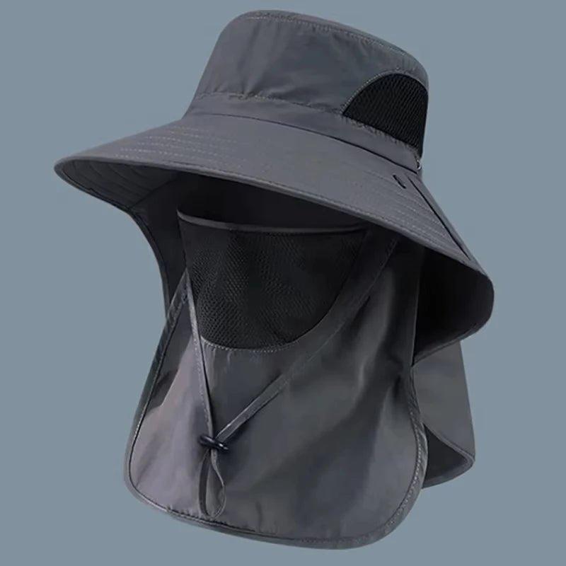 Summer Sun Protection Fishing Hat for Men – Wide Brim Waterproof Bucket Hat - Onlytenbucks.com