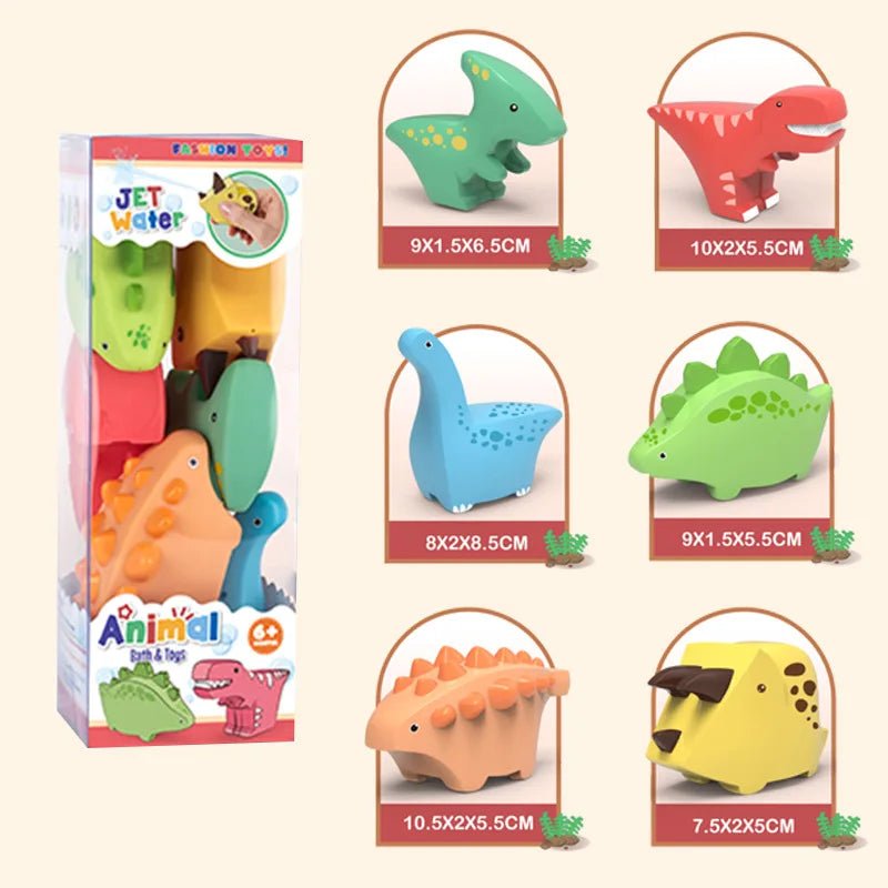 Dinosaur Squirt Bath Toys – Soft Squeeze Water Toys - Onlytenbucks.com