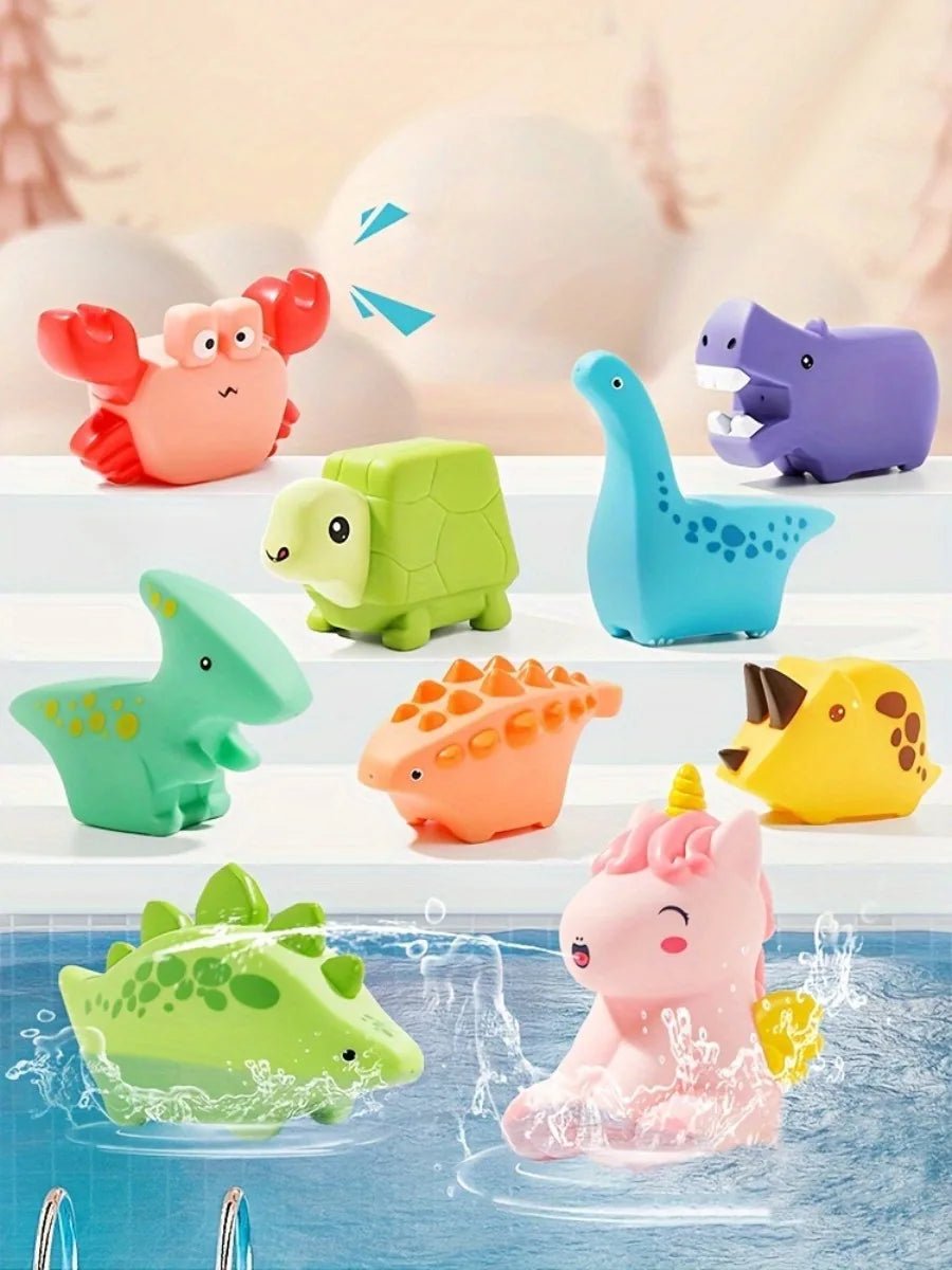 Dinosaur Squirt Bath Toys – Soft Squeeze Water Toys - Onlytenbucks.com