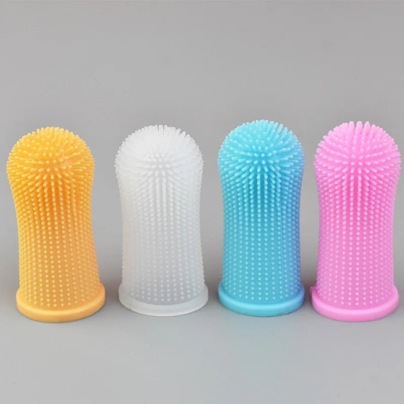 Super Soft Pet Finger Toothbrush – Silicone Dental Care Brush - Onlytenbucks.com