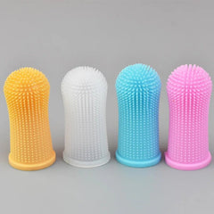 Super Soft Pet Finger Toothbrush – Silicone Dental Care Brush - Onlytenbucks.com