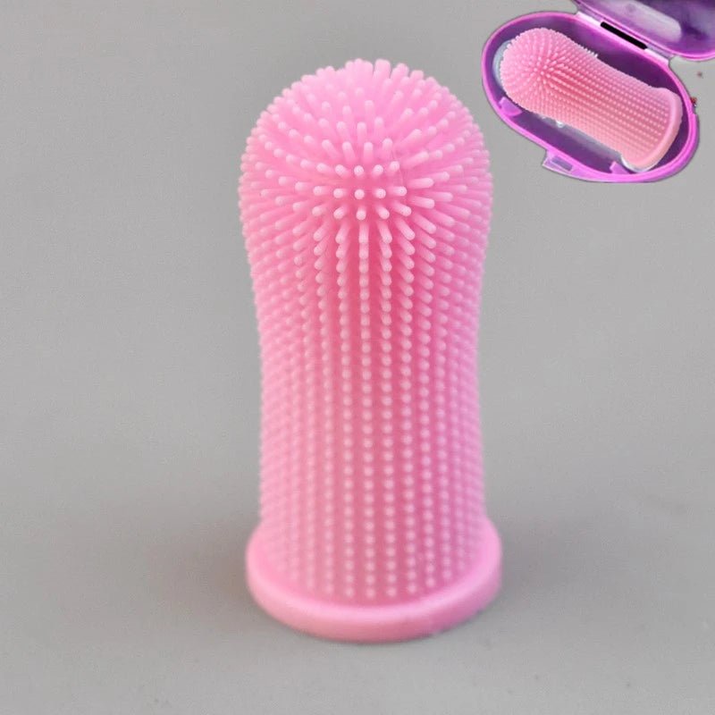 Super Soft Pet Finger Toothbrush – Silicone Dental Care Brush - Onlytenbucks.com