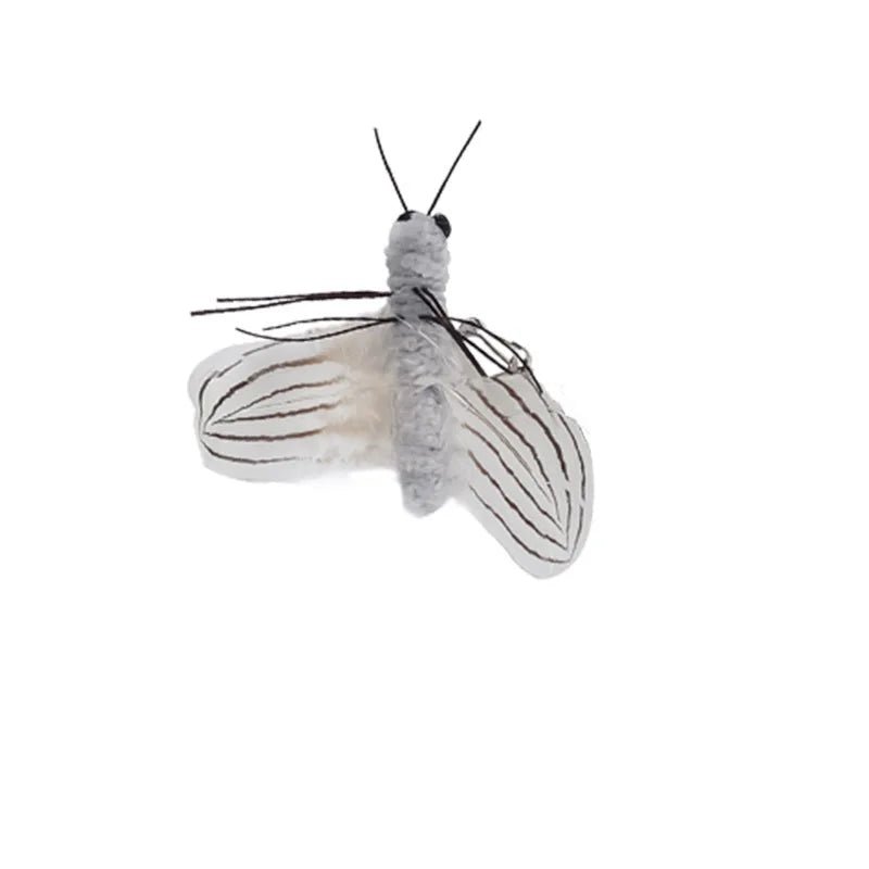 Teasing Cat Toy – Dragonfly Feather Wand with Optional Stick - Onlytenbucks.com