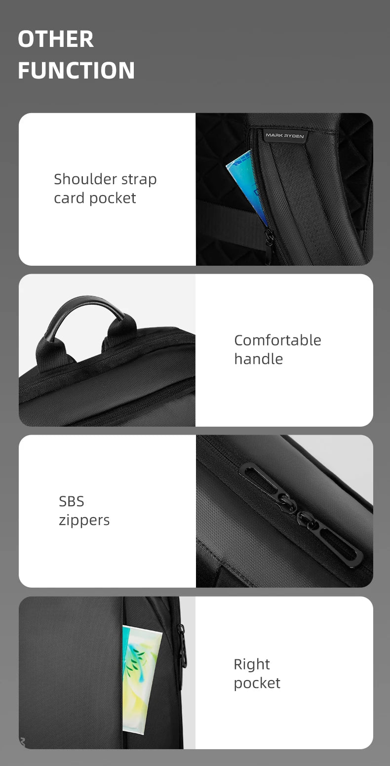 Thin Laptop Backpack – Waterproof Minimalist Design for 15.6" Laptops - Onlytenbucks.com
