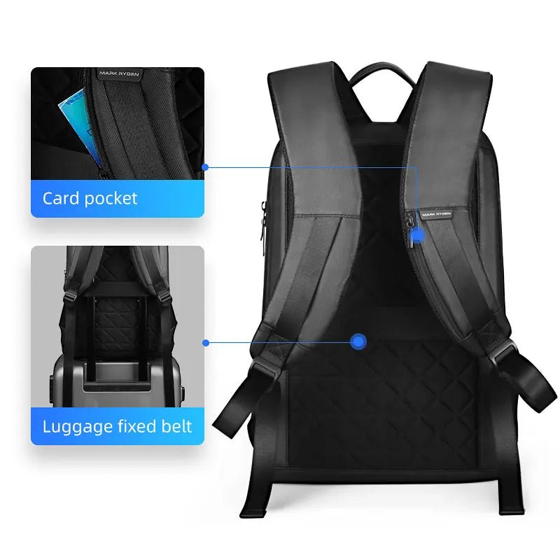 Thin Laptop Backpack – Waterproof Minimalist Design for 15.6" Laptops - Onlytenbucks.com