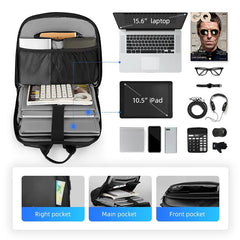 Thin Laptop Backpack – Waterproof Minimalist Design for 15.6" Laptops - Onlytenbucks.com