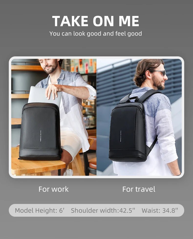 Thin Laptop Backpack – Waterproof Minimalist Design for 15.6" Laptops - Onlytenbucks.com