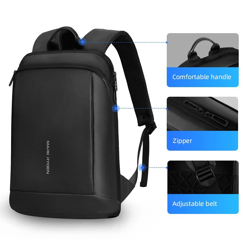 Thin Laptop Backpack – Waterproof Minimalist Design for 15.6" Laptops - Onlytenbucks.com