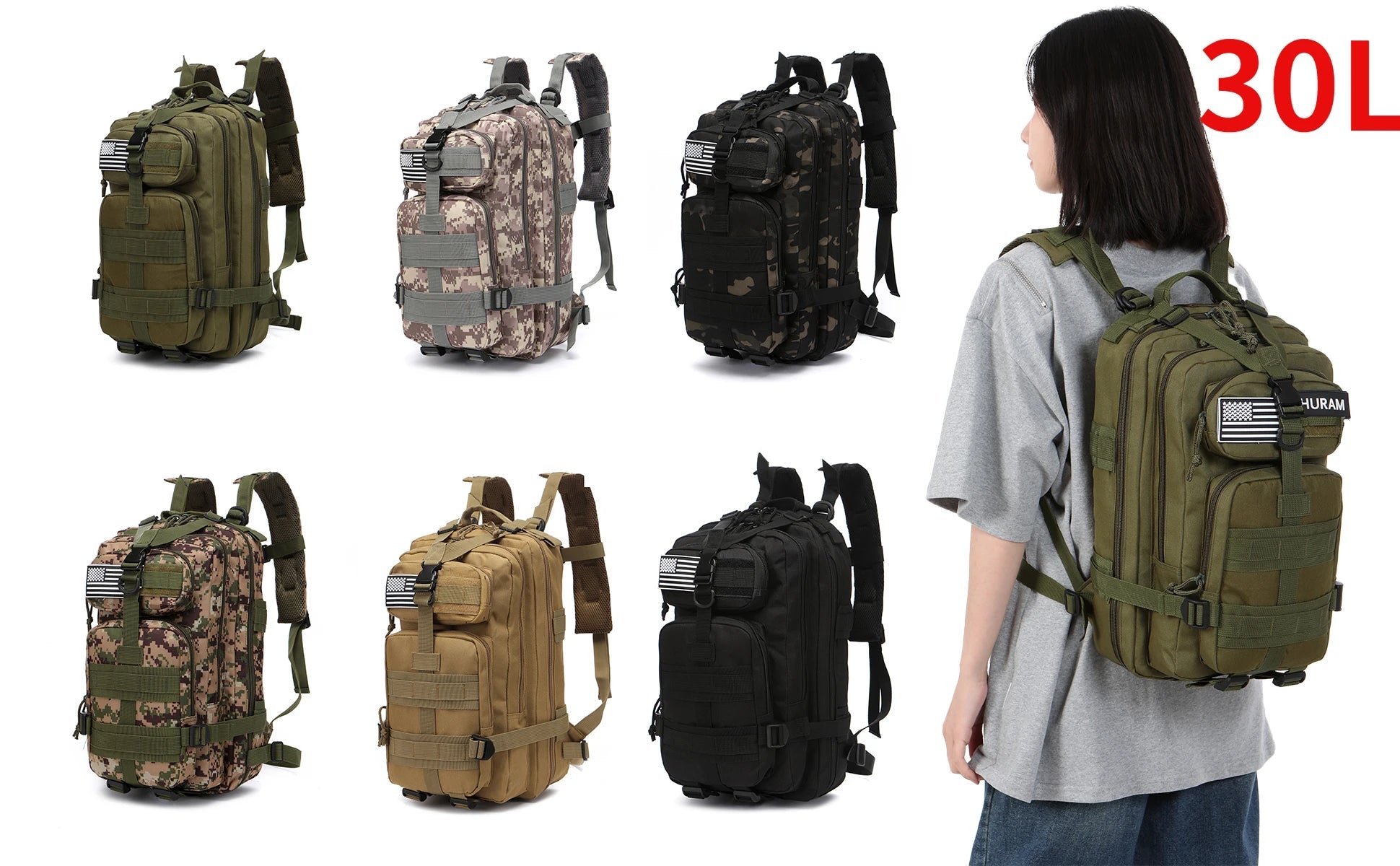 Thuram Tactical Outdoor Backpack - Onlytenbucks.com