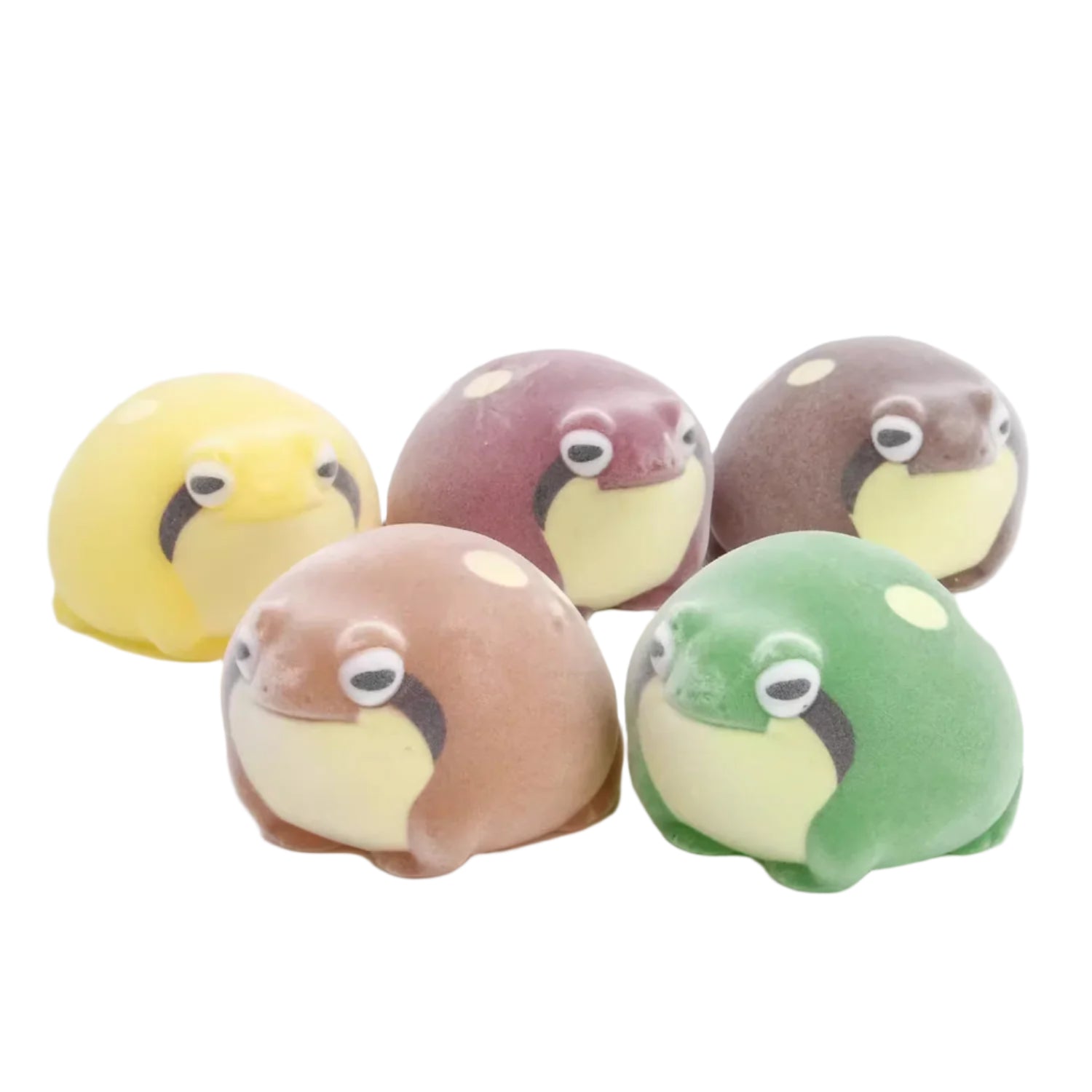 TOY Flocking Frog Gashapon Capsule Toys – Mini Squishy Figurines - Onlytenbucks.com