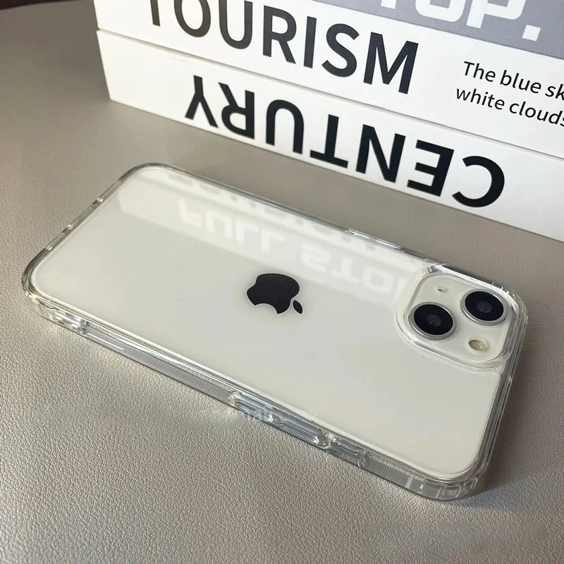 Transparent Acrylic Phone Case – Shockproof Protective Cover - Onlytenbucks.com