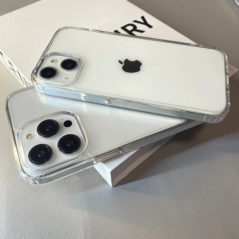 Transparent Acrylic Phone Case – Shockproof Protective Cover - Onlytenbucks.com